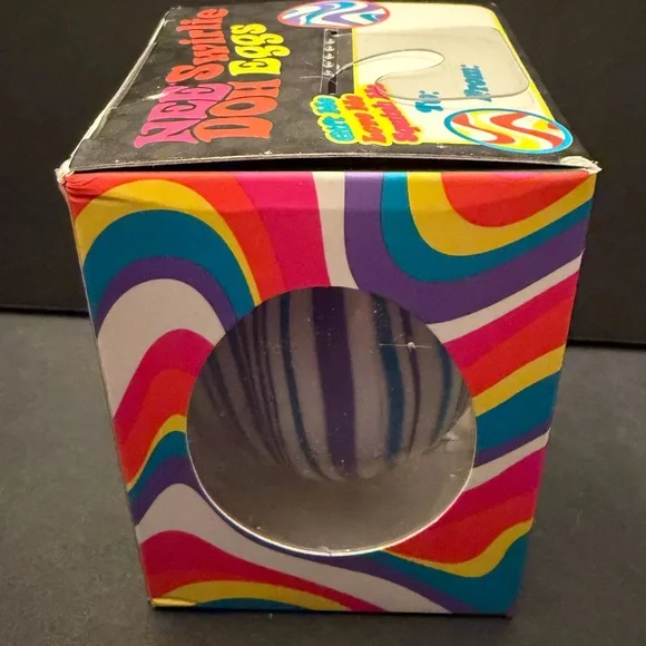 New! NeeDoh Swirlie Egg Toy~Purple & Blue Swirl~Quick Shipping! - Picture 4 of 5